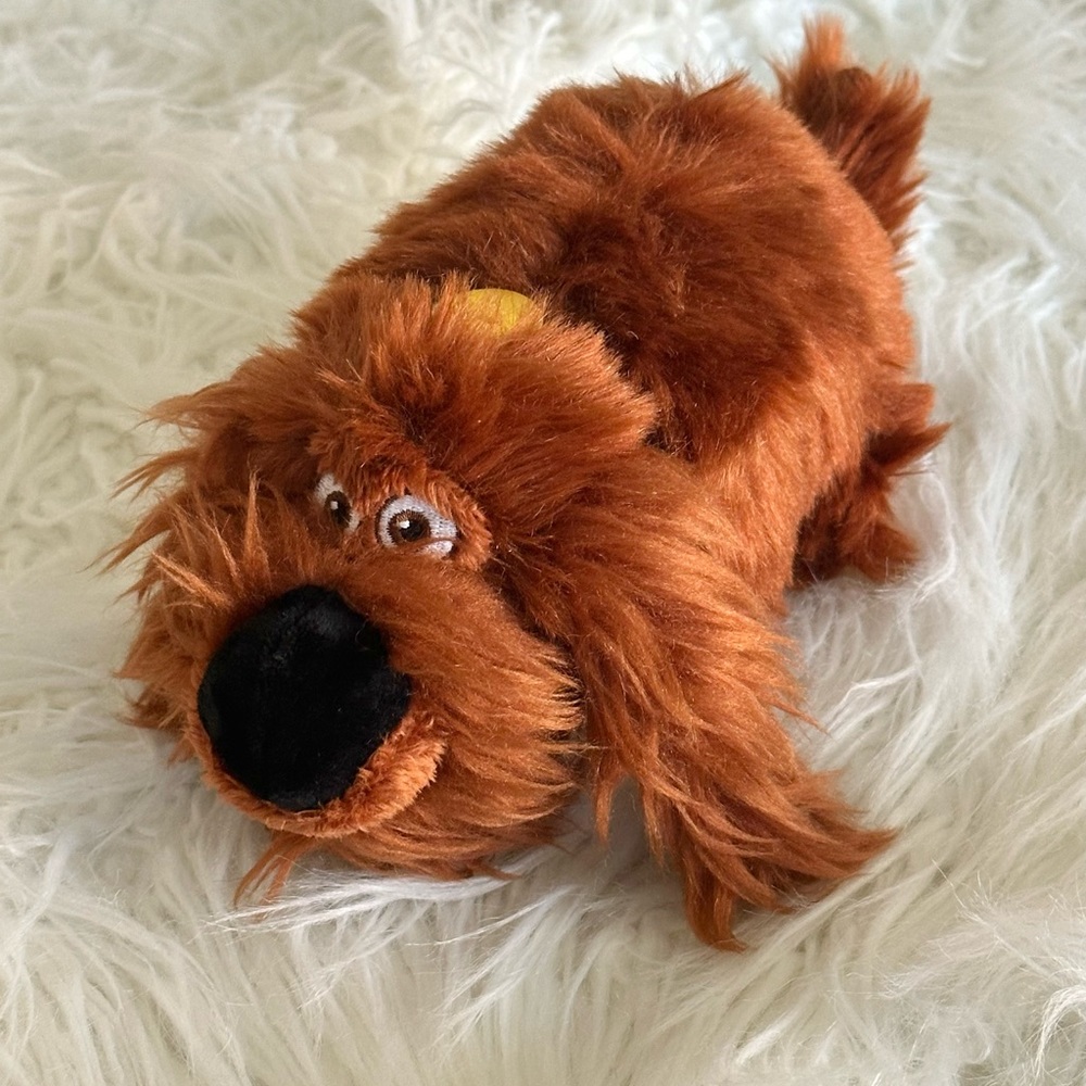 Ty Beanie Duke Pets Movie Brown Dog Excellent Condition Stuff Animal 10” Long